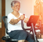 Indoor exercise bikes for the elderly